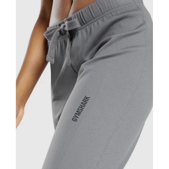 Gymshark Women's Pause Joggers Charcoal Size XS Small Gym Lifting Athleisure - Picture 2 of 9